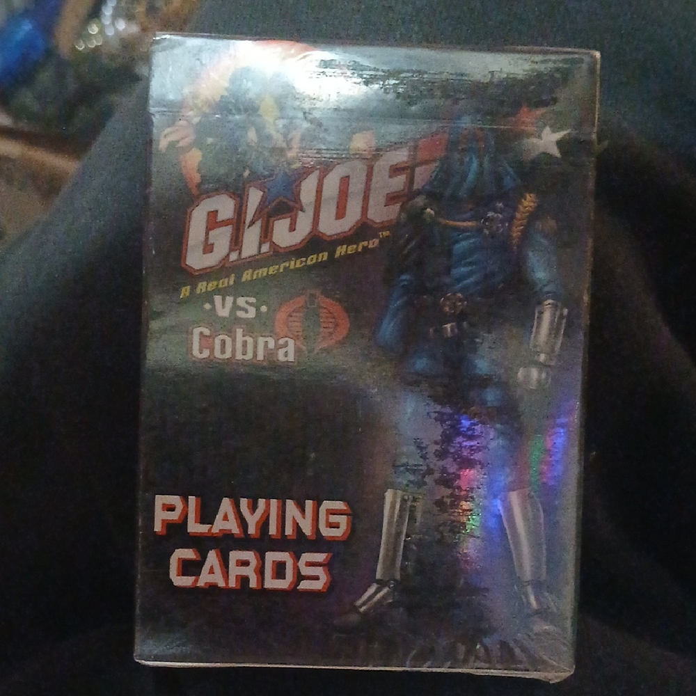 2002 G.I. Joe vs Cobra Playing Cards-Factory Sealed